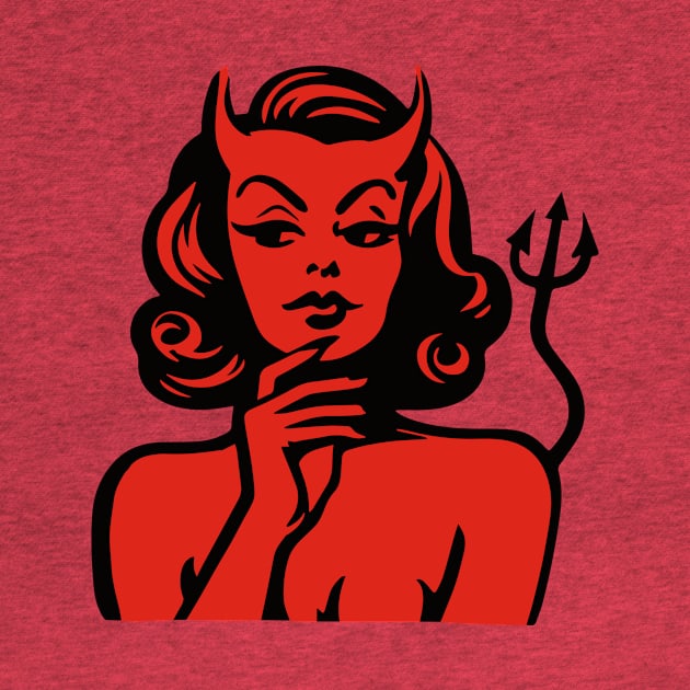 Retro Devil Girl by n23tees